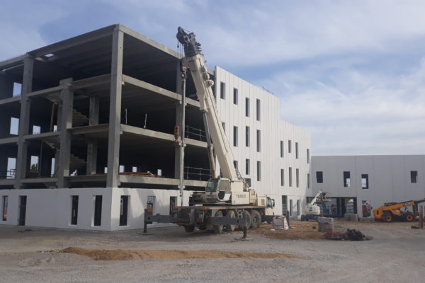 Réalisation Eurobeton batiment béton AIR PARC 1 GUYNEMER