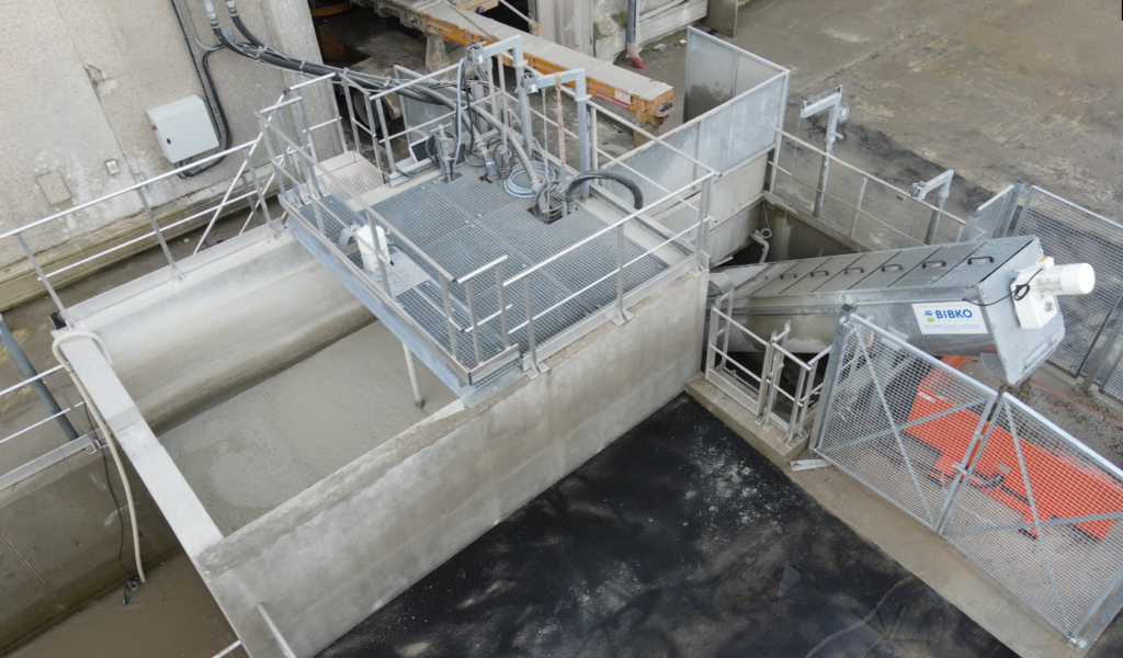 Système de recyclage des eaux de lavage à Eurobéton